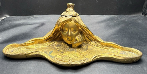 Vintage women ornate brass - women,