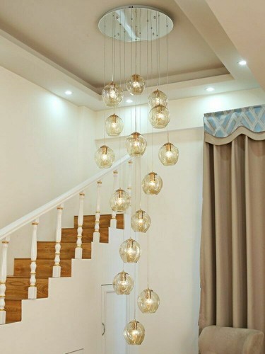 Modern led glass chandelier - led,