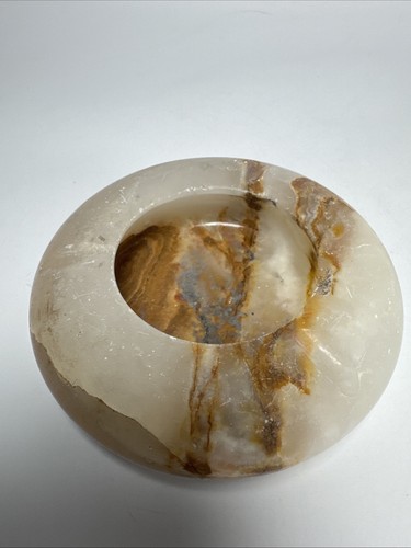 Vintage onyx marble ashtray - vintage,