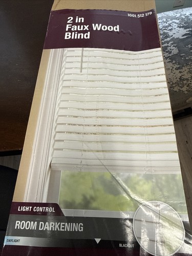 Faux wood blind - 2”,