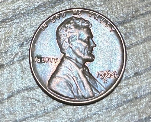 1964 lincoln penny rare l - lincoln,