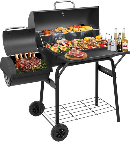 Charcoal grill with offset - charcoal,