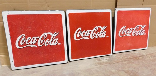Coca cola metal table - metal,
