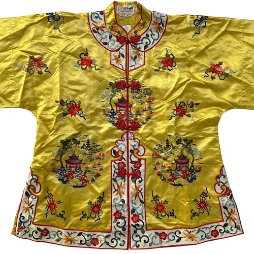 Vintage chinese silk satin - chinese,