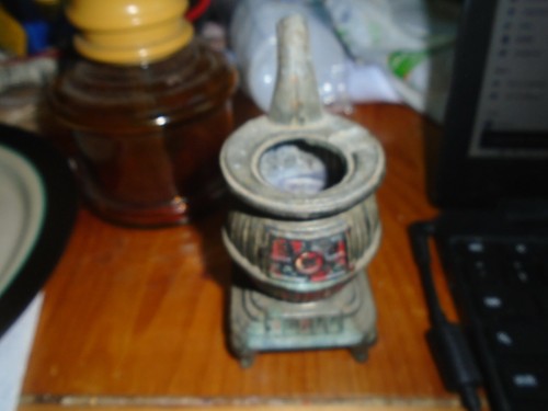 Vintage miniature salesman - vintage,