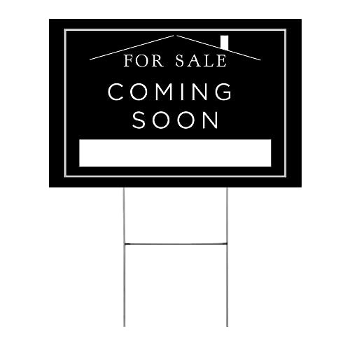 Coming soon real estate sign - coming,