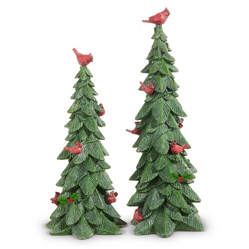 12 green trees - green,