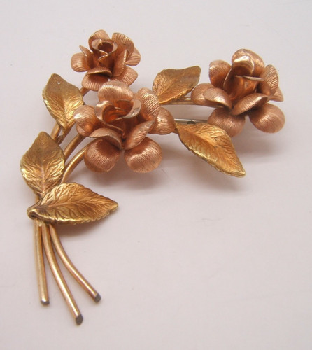 Vtg krementz gold - gold, tone