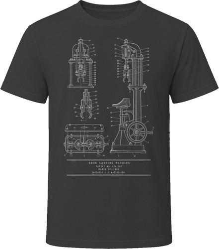 Shoe lasting machine patent - shoe,