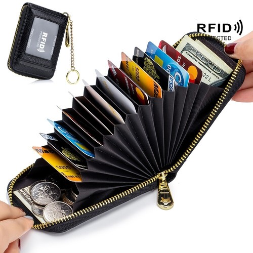 Men leather credit - leather, holder