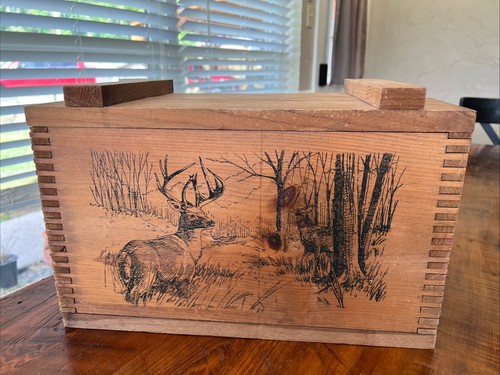 Vtg wooden ammunition - wooden, hunting