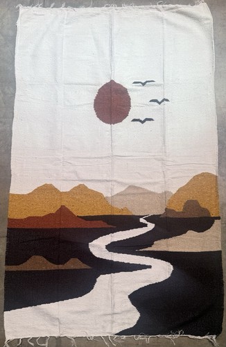 Desert road yoga blanket - yoga,
