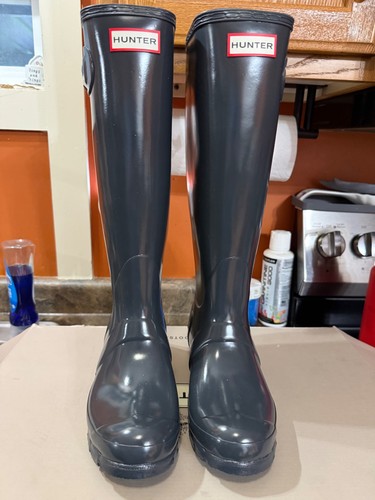 Hunter tall slate grey womans - slate,
