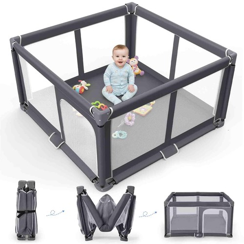 Foldable baby playpen - foldable, portable