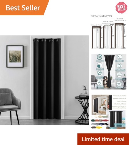 Grommet top room divider - divider, &