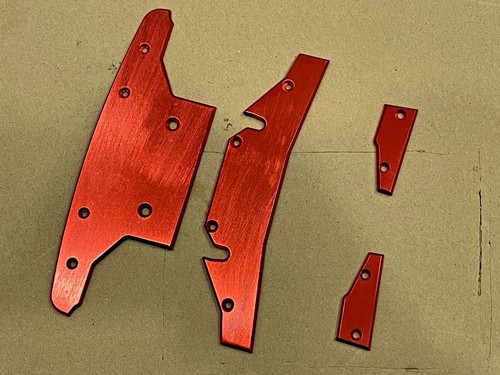 4pcs aluminum side skid plate - 4pcs,