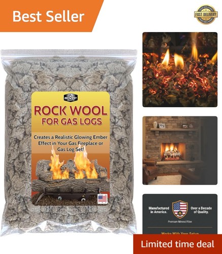 Durable rock wool for - for, gas