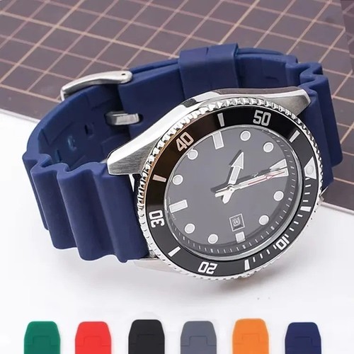 Silicone watch band diver - watch,