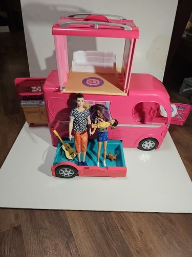 Barbie pop motor home - motor, pink