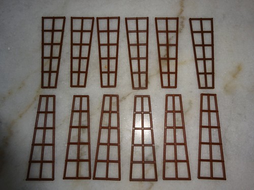Lego brown boat masts 16x5 - lego,