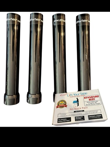 Folding table risers leg - risers,