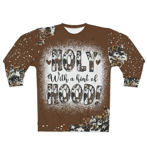 Brown holy with hint hood - a, of