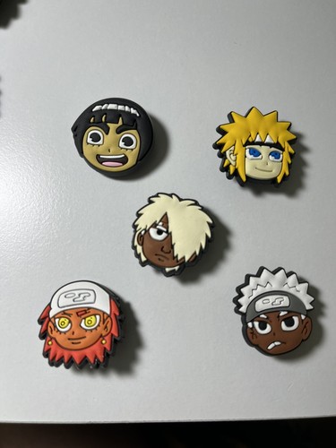 Naruto anime croc charms - croc,