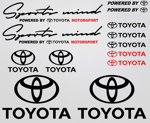 Toyota decals sports - sports, mind