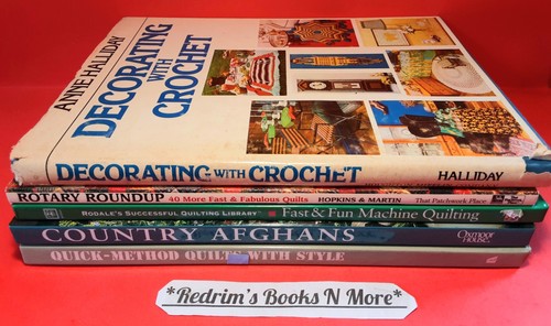 Lot misc vintage crocheting - 5,