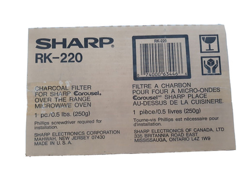 Sharp 220 charcoal filter - sharp,