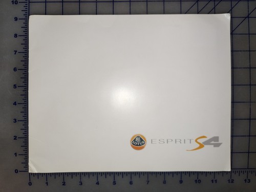 1993 lotus esprit brochure - esprit,