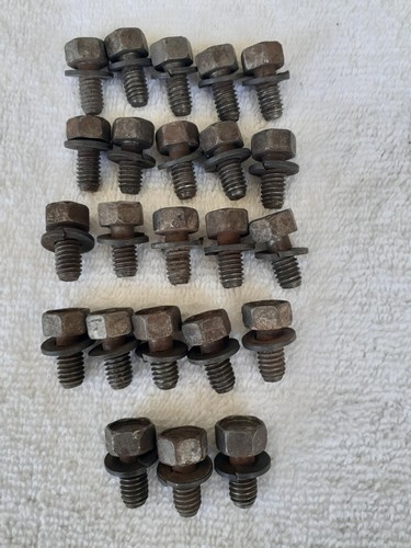 Original ford oil pan bolts - oil,