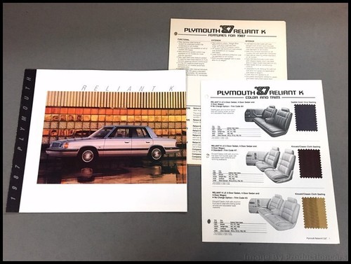 1987 plymouth reliant - reliant, k