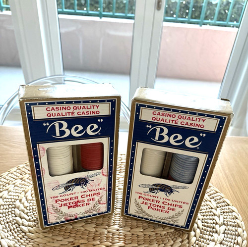 Bee poker chips 100 - poker, chips-2-100