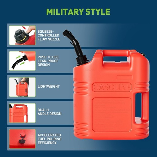 Gravee pack gallon gas can - gravee, 5