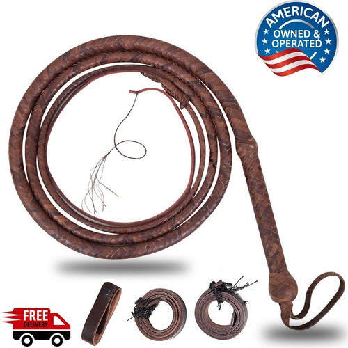 Handmade leather bullwhip - handmade,