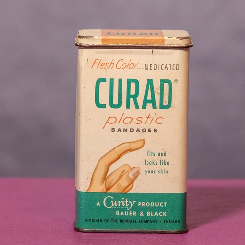 Vintage curad plastic bandages - curad,