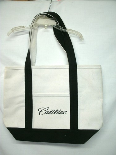 Cadillac logo canvas tote bag - canvas,