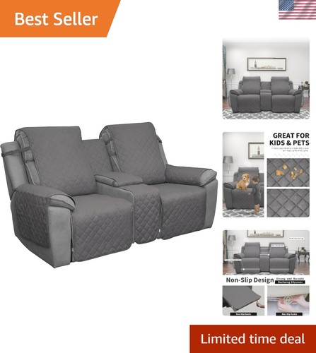Loveseat recliner cover with - recliner,
