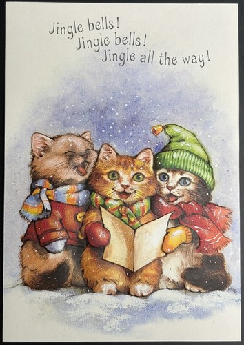 Vintage christmas greeting - christmas,