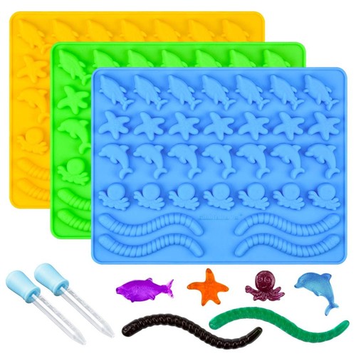 Gummy molds hard candy - candy,