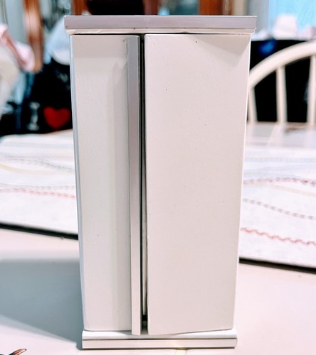 Wooden play house refrigerator - play,