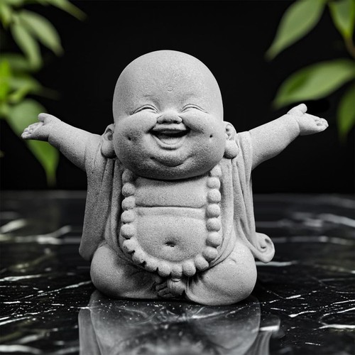 Laughing buddha statue - laughing,