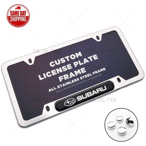 Subaru front rear license - subaru,