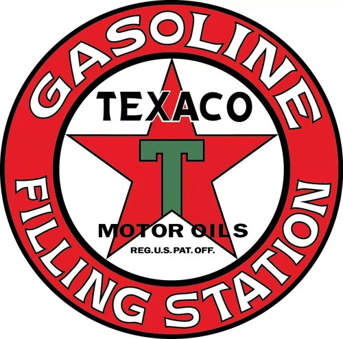 Texaco logo sticker classic - texaco,