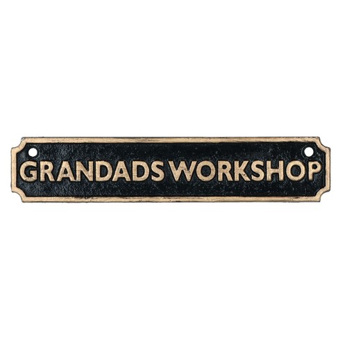 Grandads workshop cast iron - workshop,