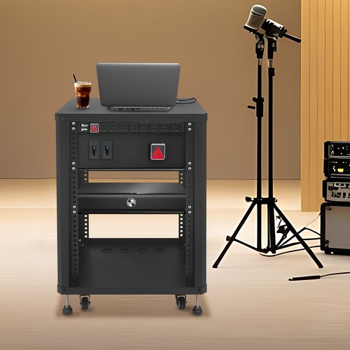 15u audio equipment rack - audio,