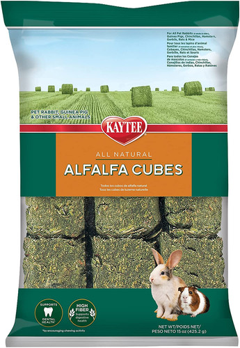 Alfalfa cubes for - for, rabbits