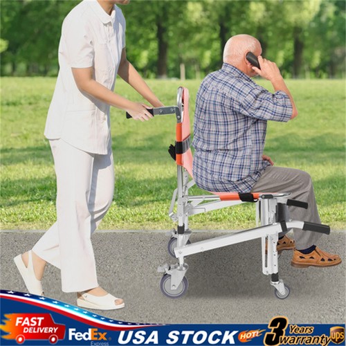 Wheel chair emergency stair - 4-wheel,