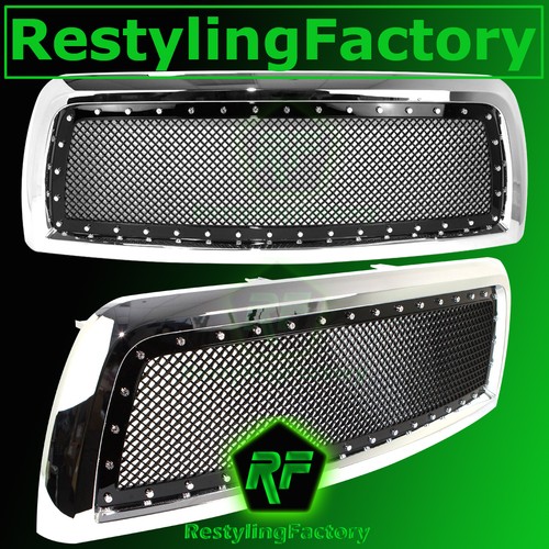 Rivet black mesh grille - rivet+black,
